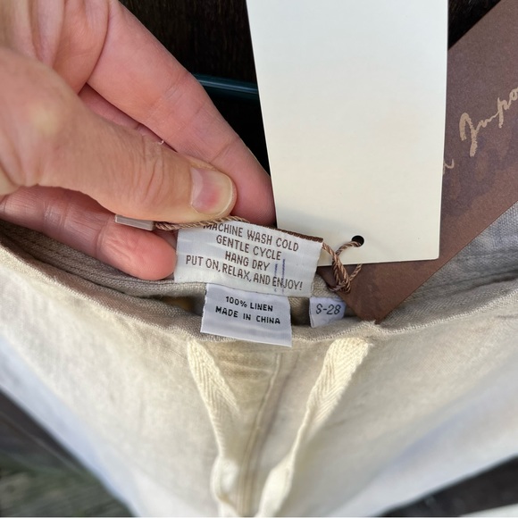 Island Importer Men’s 100% Linen Riviera Pants NWT Sz S-28 - Picture 8 of 16